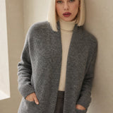 Stockholm Cardigan — Gray, banana_republic product shot