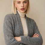 Stockholm Cardigan — Gray, banana_republic product shot