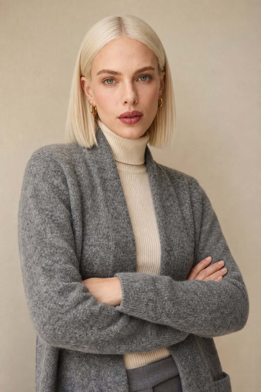 Stockholm Cardigan — Gray, banana_republic product shot
