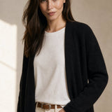 Stockholm Cardigan — Black, banana_republic product shot