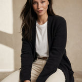 Stockholm Cardigan — Black, banana_republic product shot