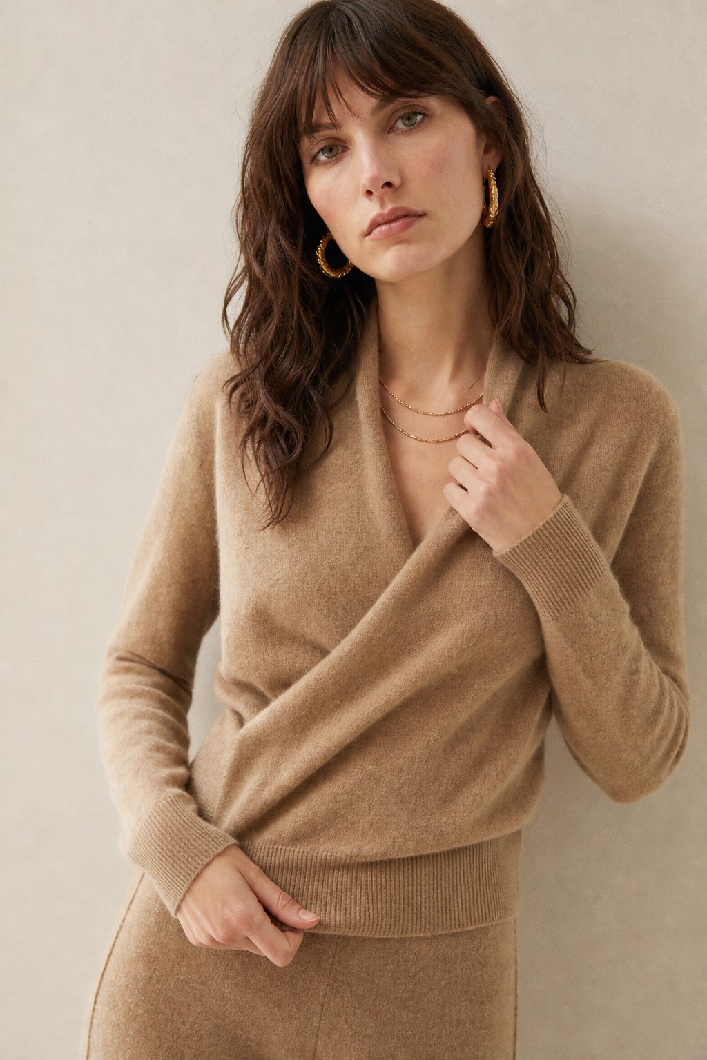 Svalbard Luxe Cashmere Sweater — Camel, banana_republic product shot