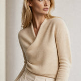 Svalbard Luxe Cashmere Sweater — Beige, banana_republic product shot