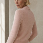 Svalbard Luxe Cashmere Sweater — Pink, banana_republic product shot
