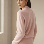 Svalbard Luxe Cashmere Sweater — Pink, banana_republic product shot