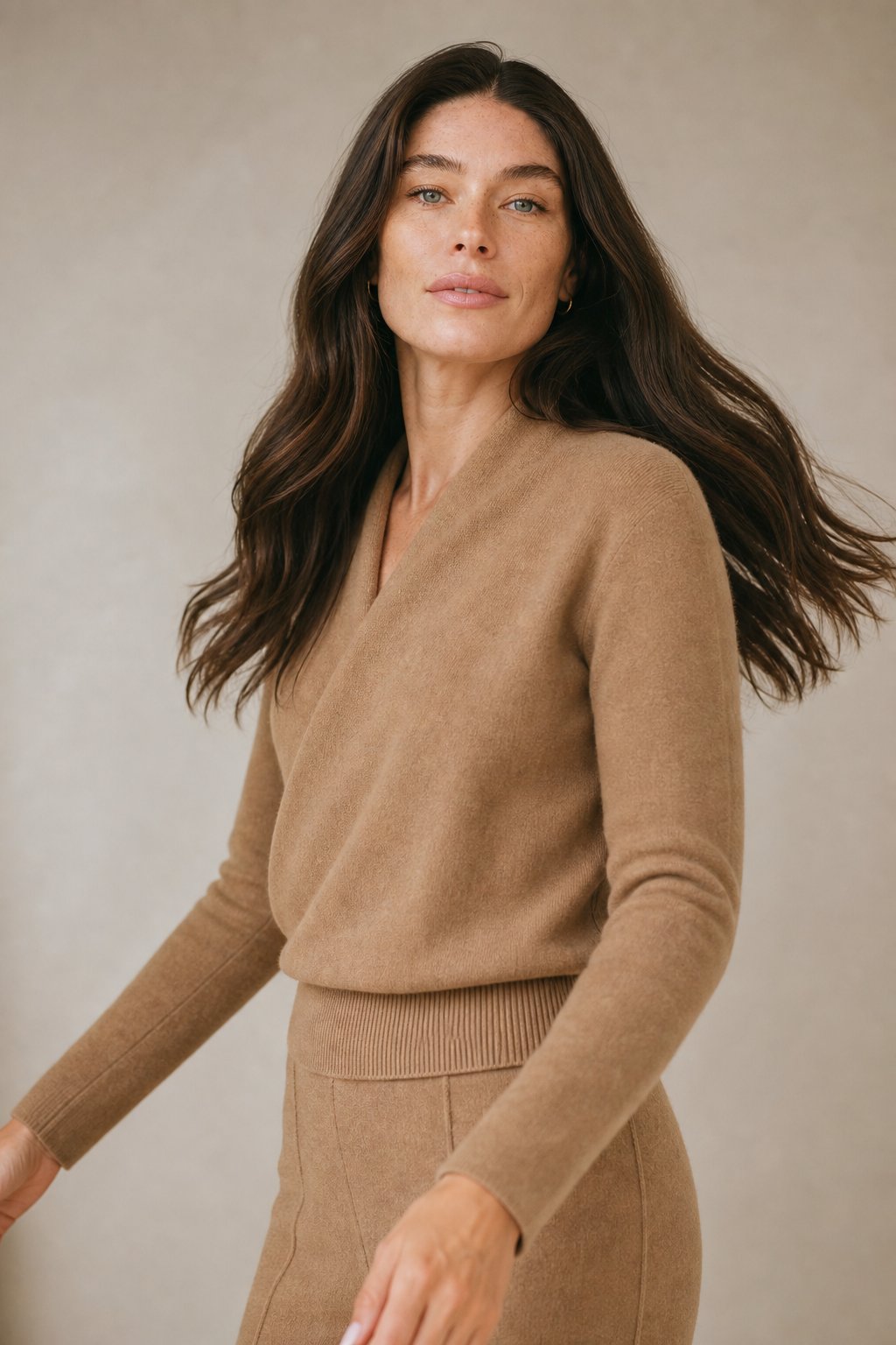 Svalbard Luxe Cashmere Sweater — Camel, banana_republic product shot