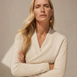 Svalbard Luxe Cashmere Sweater — Beige, banana_republic product shot