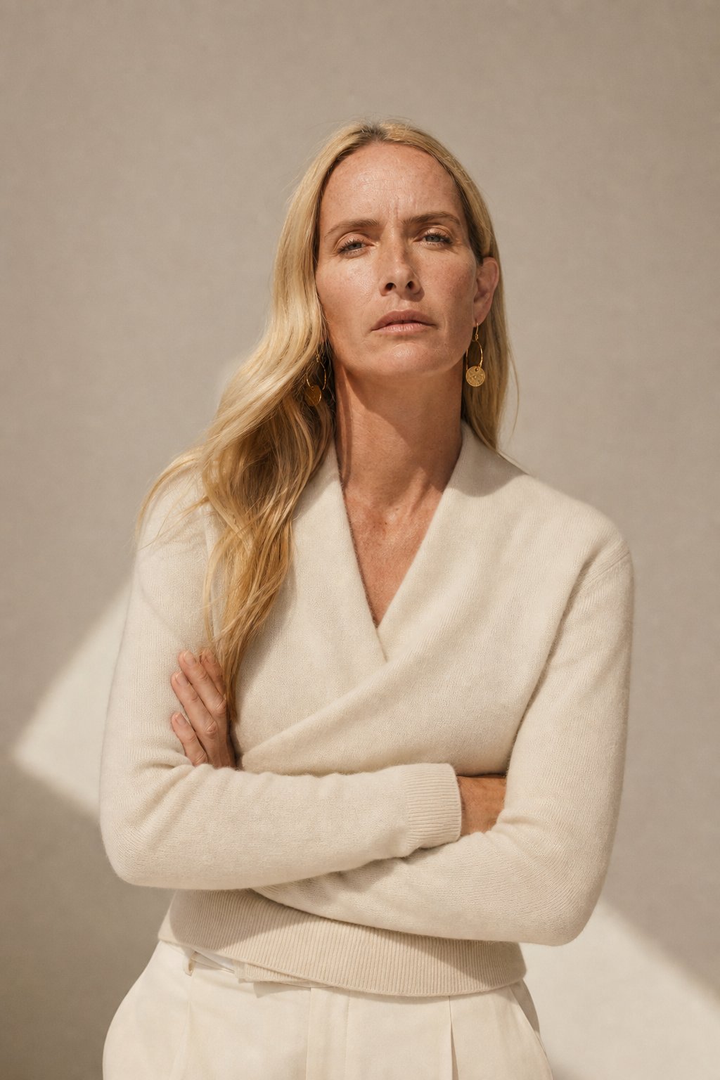 Svalbard Luxe Cashmere Sweater — Beige, banana_republic product shot