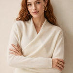 Svalbard Luxe Cashmere Sweater — Ivory, banana_republic product shot