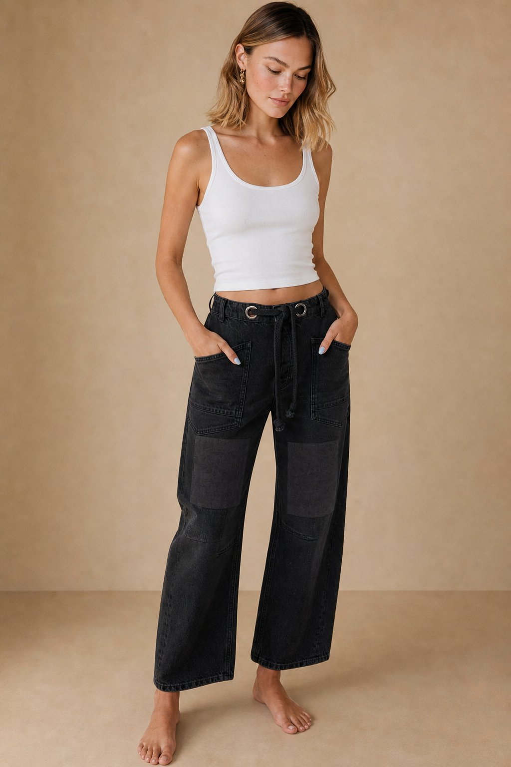 Théa Clément Artisan Pants — Black, banana_republic product shot