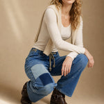 Théa Clément Artisan Pants — Blue, banana_republic product shot