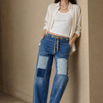 Théa Clément Artisan Pants — Blue, banana_republic product shot