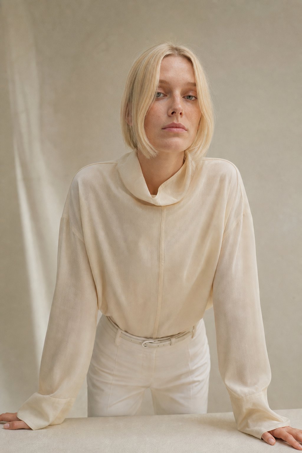 Théa Clément Linen Top — Ivory, banana_republic product shot