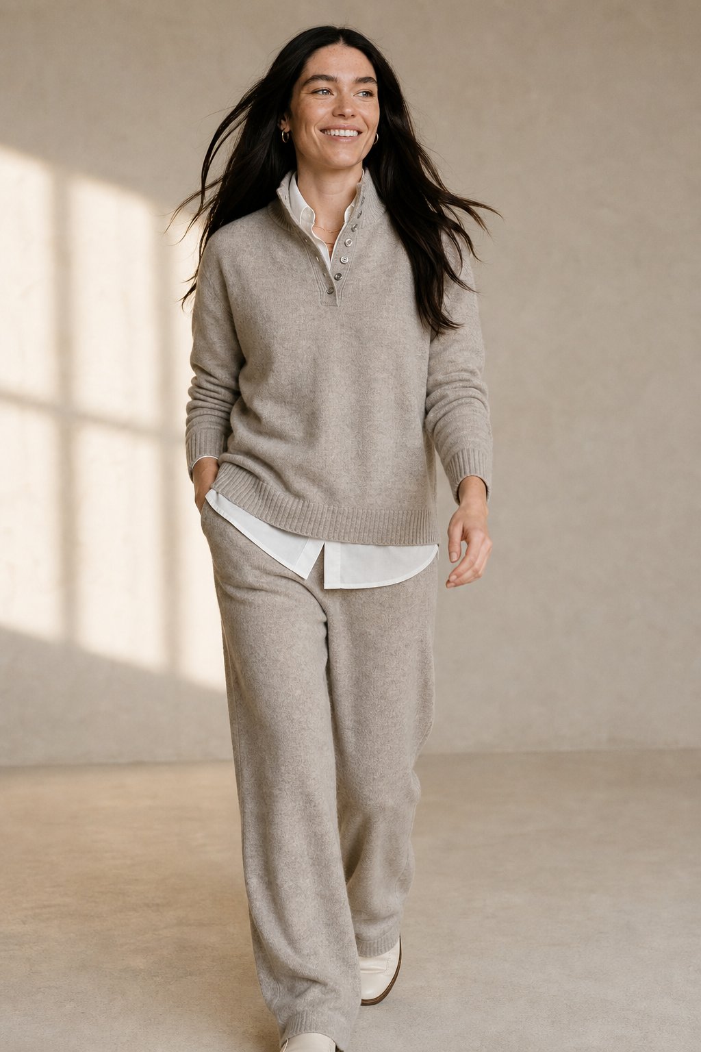 The Chelsea Cashmere Ensemble — Camel, banana_republic product shot