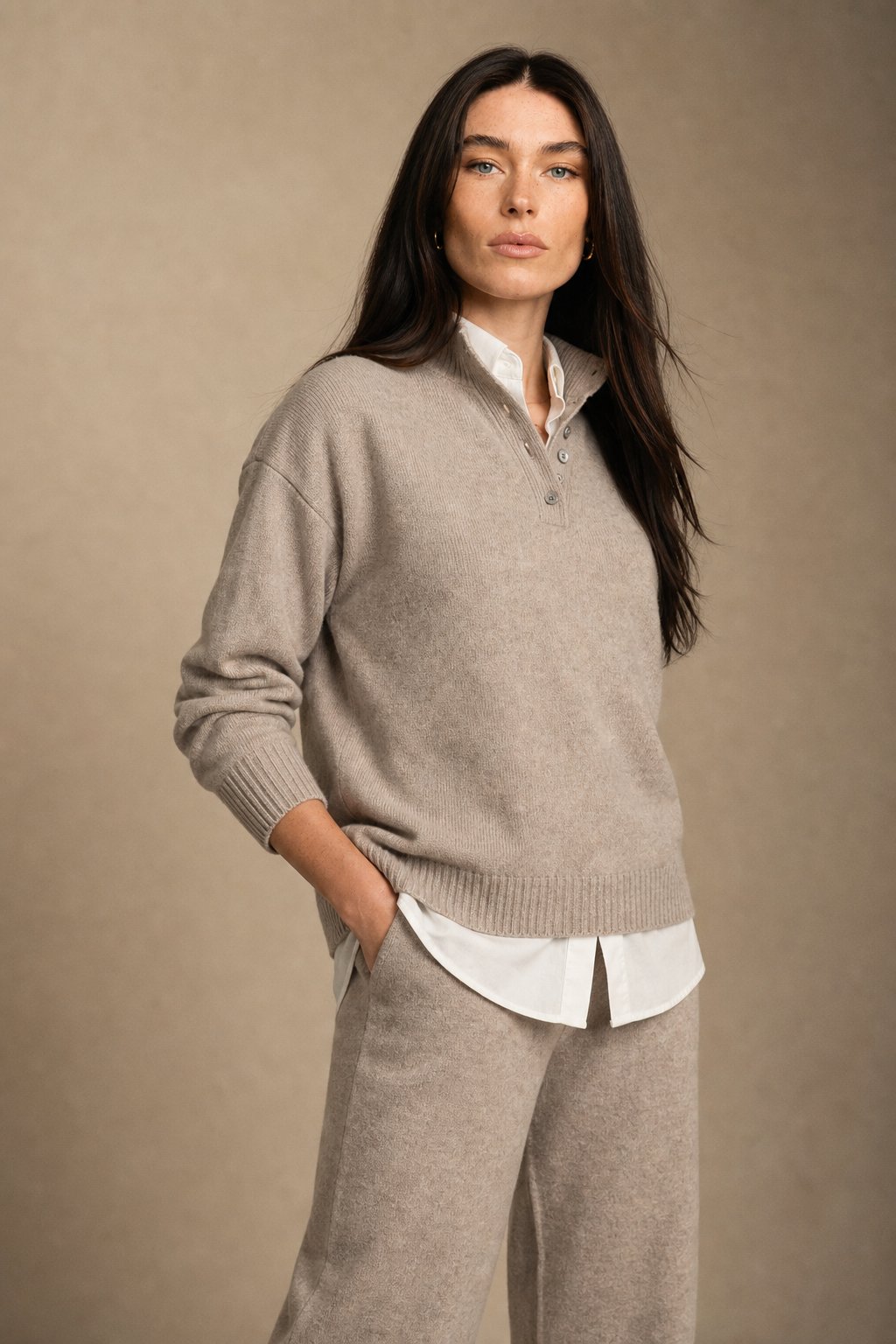 The Chelsea Cashmere Ensemble — Camel, banana_republic product shot