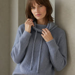 The East Coast Knit Hoodie — Gray, banana_republic product shot