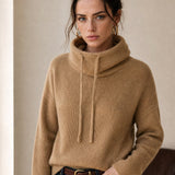 The East Coast Knit Hoodie — Camel, banana_republic product shot