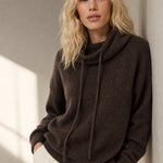 The East Coast Knit Hoodie — Brown, banana_republic product shot
