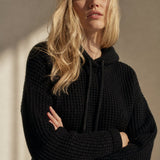 The East Coast Knit Hoodie — Black, banana_republic product shot