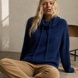 The East Coast Knit Hoodie — Navy, banana_republic product shot