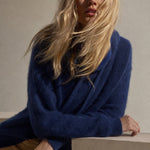 The East Coast Knit Hoodie — Navy, banana_republic product shot