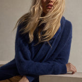 The East Coast Knit Hoodie — Navy, banana_republic product shot