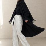 The Everyday Wide-Leg Pant In Cotton — White, banana_republic product shot