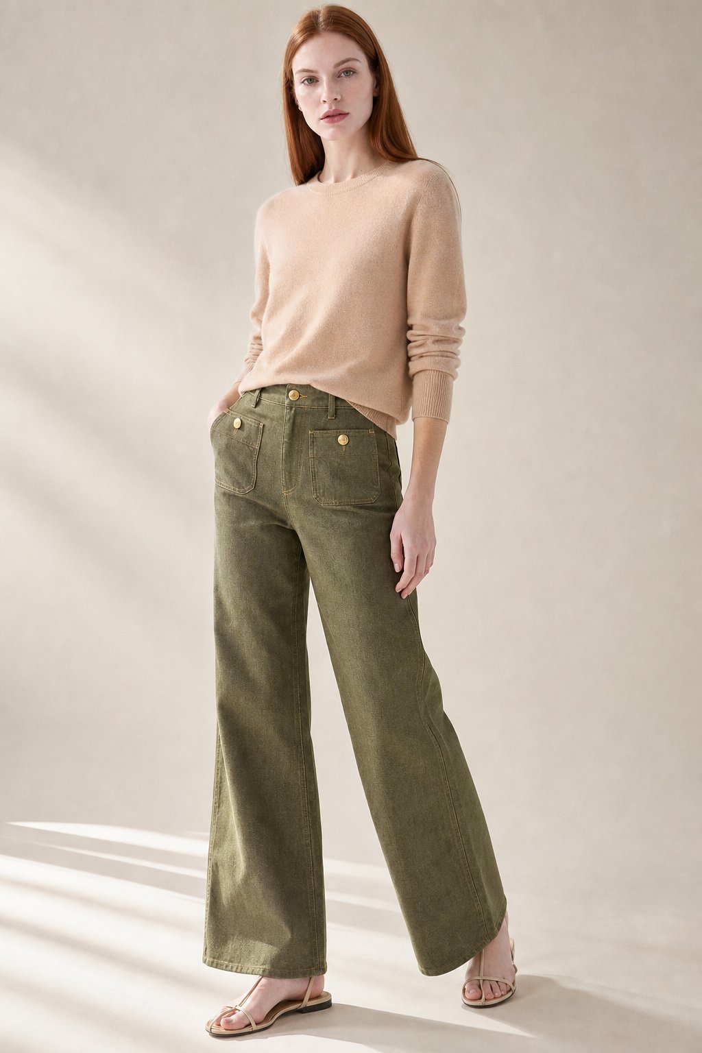 The Icon Classic Wide-Leg Jean — Cypress, banana_republic product shot