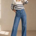 The Icon Classic Wide-Leg Jean — Sky, banana_republic product shot