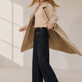 The Icon Classic Wide-Leg Jean — Black, banana_republic product shot