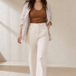 The Icon Classic Wide-Leg Jean — Ivory, banana_republic product shot