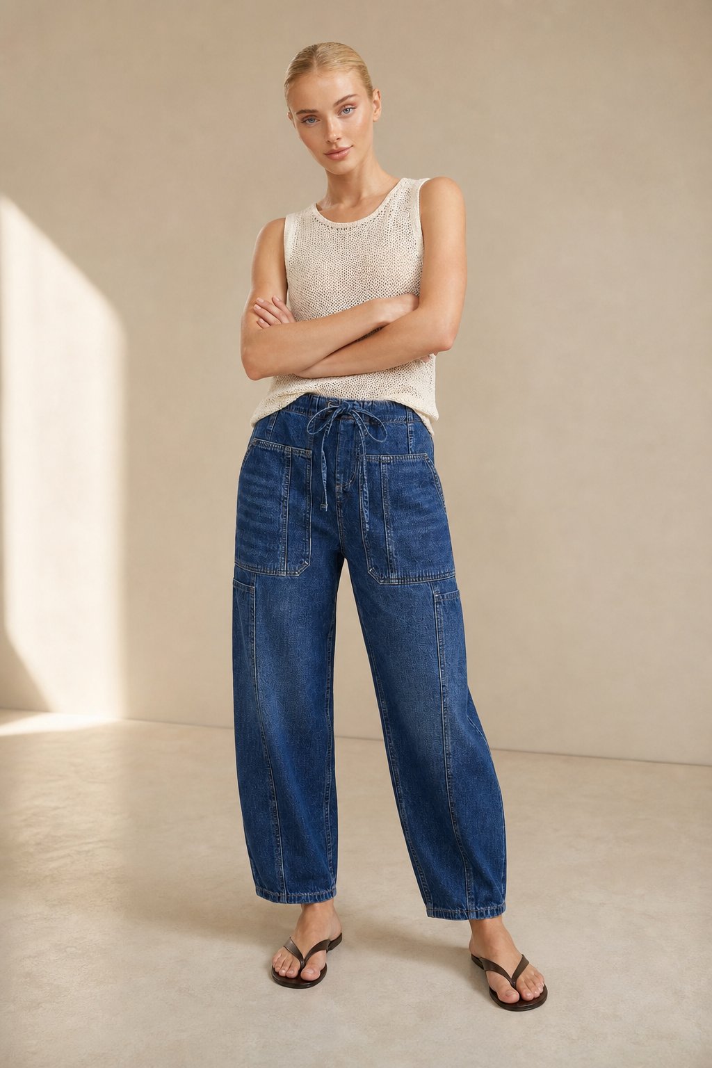 The Madison Weekend Jean — Blue, banana_republic product shot