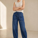 The Madison Weekend Jean — Blue, banana_republic product shot
