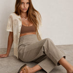 The Weekender Wide Leg Pant, studio product shot