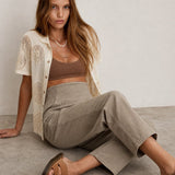 The Weekender Wide Leg Pant, studio product shot