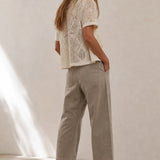 The Weekender Wide Leg Pant, studio product shot