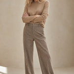 Torino Classic Wool Women's Trousers — Camel, banana_republic product shot