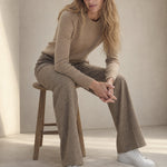 Torino Classic Wool Women's Trousers — Camel, banana_republic product shot