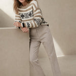 Torino Classic Wool Women's Trousers — Ivory, banana_republic product shot