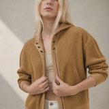 Uptown Waffle Hoodie — Sand, banana_republic product shot