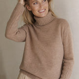 Valentina 100% Merino Turtleneck — Camel, banana_republic product shot