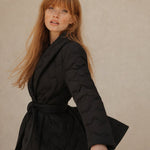 Vanessa Quilted Wrap Coat — Black, banana_republic product shot