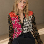 Varelle Stylized Blouses — Paris and Bicycles, banana_republic product shot