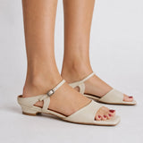 Venice Italian Leather Wide-Fit Heel, studio product shot