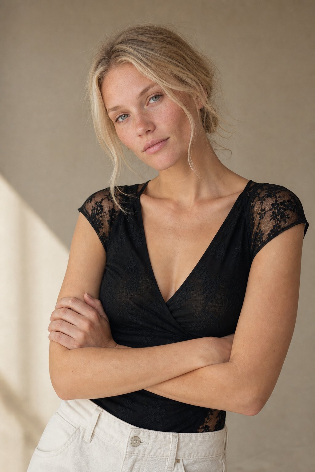 Verde Lumière Mesh Top — black, banana_republic product shot