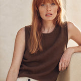Verona Cashmere Vest — Coffee, banana_republic product shot