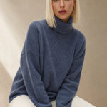 Vittangi Turtleneck — Blue, banana_republic product shot