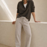 Wool Knitted Wide Leg Pants — Camel, banana_republic product shot