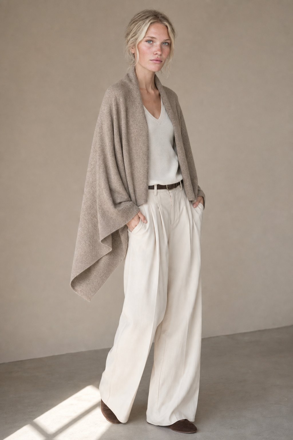 Wool Shawl — Camel, banana_republic product shot