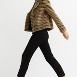 Vionne Houndstooth Knit Jacket